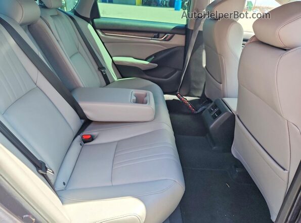 1HGCV3F99KA014810 2019 HONDA ACCORD Charcoal Vista de los asientos traseros