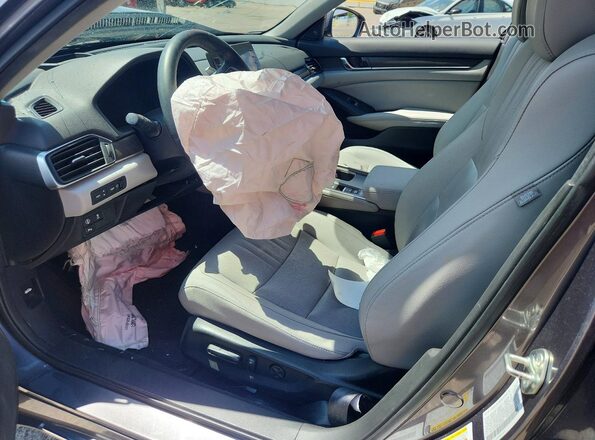 1HGCV3F99KA014810 2019 HONDA ACCORD Charcoal Vista interior delantera