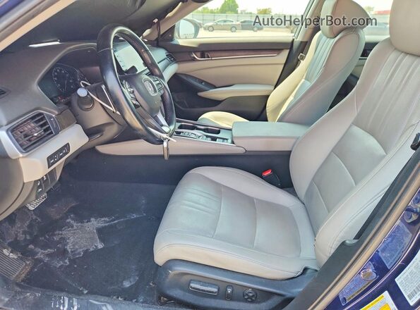 1HGCV3F99LA008748 2020 HONDA ACCORD Blue წინა სალონის ხედი