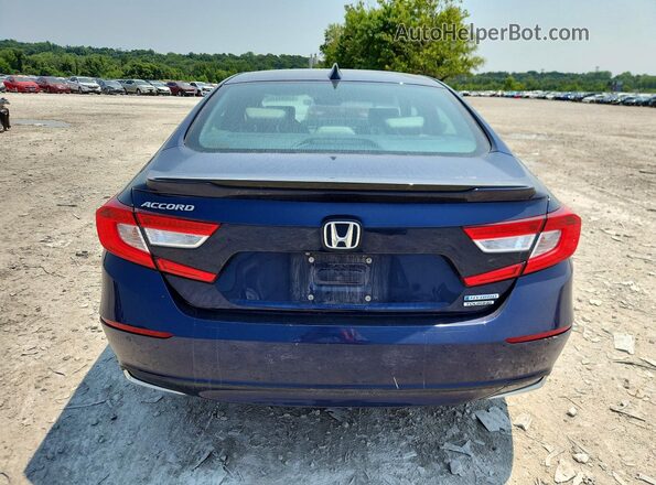 1HGCV3F99LA008748 2020 HONDA ACCORD Blue უკანა ხედი