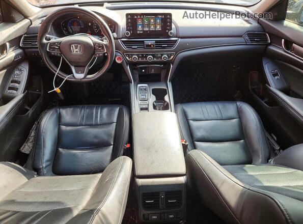 1HGCV3F9XJA800355 2018 HONDA ACCORD Blue წინა პანელის ხედი