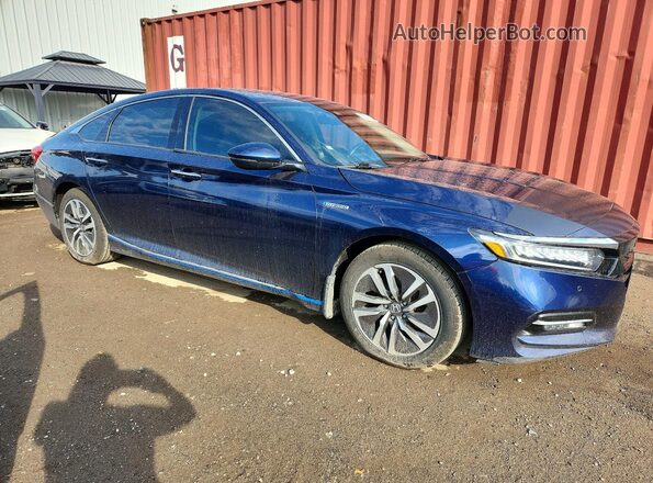 1HGCV3F9XJA800355 2018 HONDA ACCORD Blue წინა მარჯვენა