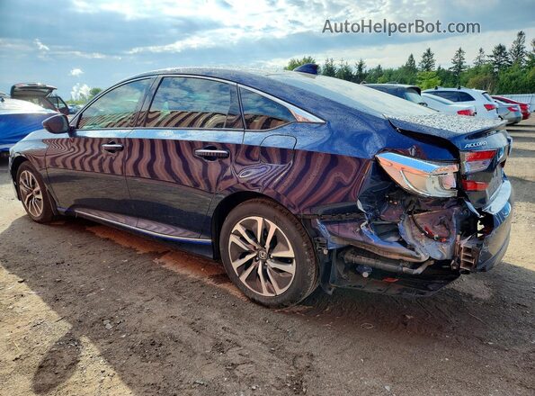 1HGCV3F9XJA800355 2018 HONDA ACCORD Blue უკანა მარცხენა