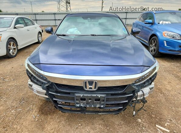1HGCV3F9XLA002862 2020 HONDA ACCORD Blue წინა ხედი