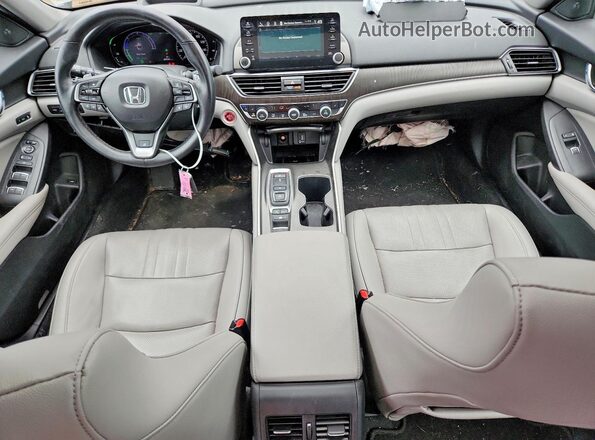 1HGCV3F9XLA002862 2020 HONDA ACCORD Blue წინა პანელის ხედი