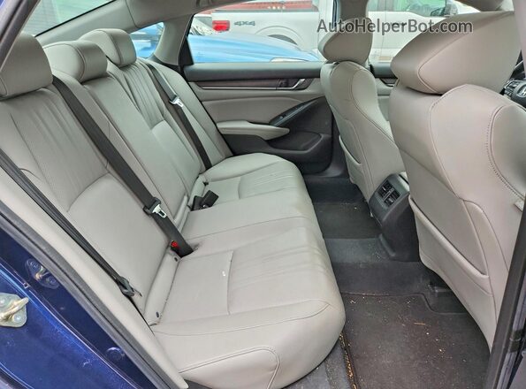1HGCV3F9XLA002862 2020 HONDA ACCORD Blue უკანა სავარძლების ხედი