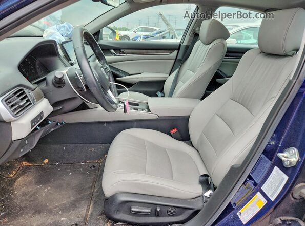 1HGCV3F9XLA002862 2020 HONDA ACCORD Blue წინა სალონის ხედი