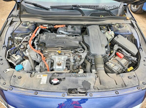 1HGCV3F9XLA002862 2020 HONDA ACCORD Blue უკანა სალონის ხედი