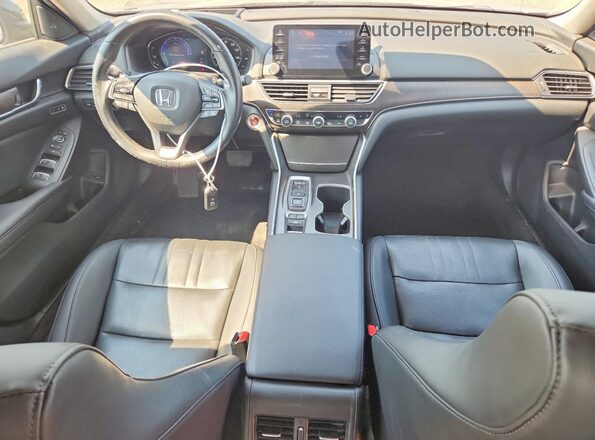 1HGCV3F9XMA010784 2021 HONDA ACCORD Black Widok deski rozdzielczej