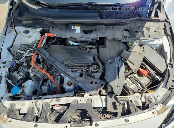 1HGCV3F9XMA016391 2021 HONDA ACCORD Белый Вид задней части салона