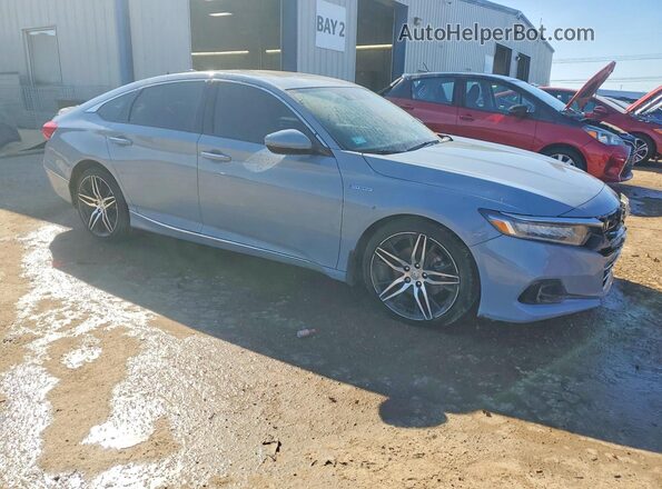1HGCV3F9XNA027280 2022 HONDA ACCORD Gray Front right
