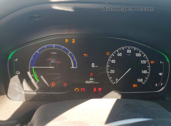 1HGCV3F9XNA027280 2022 HONDA ACCORD Gray Instrument cluster view