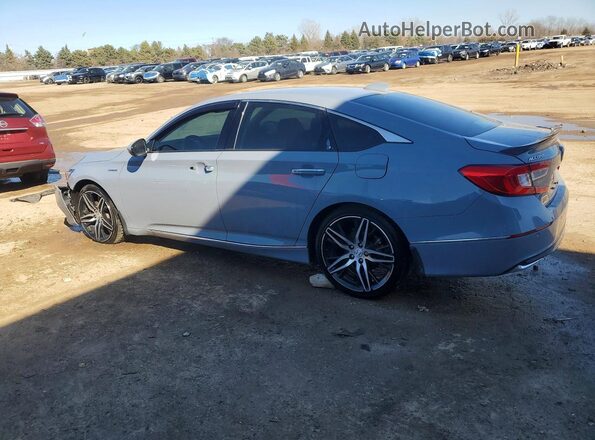 1HGCV3F9XNA027280 2022 HONDA ACCORD Gray Rear left