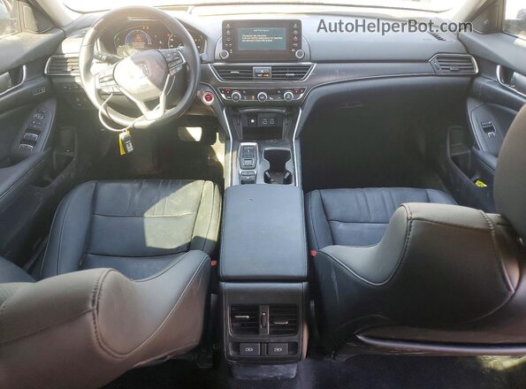 1HGCV3F9XNA027280 2022 HONDA ACCORD Gray Dashboard view