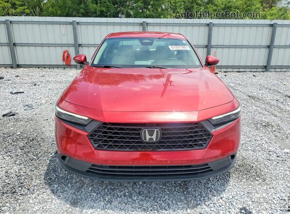 1HGCY1F20RA000867 2024 HONDA ACCORD Red Вид спереду