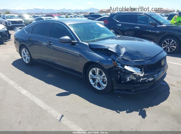 1HGCY1F21PA043787 2023 HONDA ACCORD Gray Widok z przodu