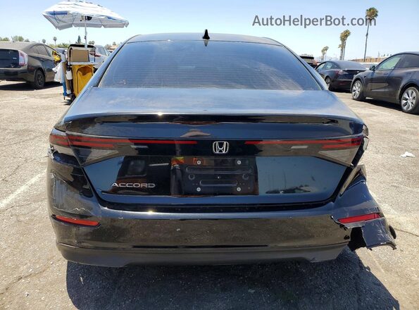 1HGCY1F21RA044540 2024 HONDA ACCORD Black Вид ззаду