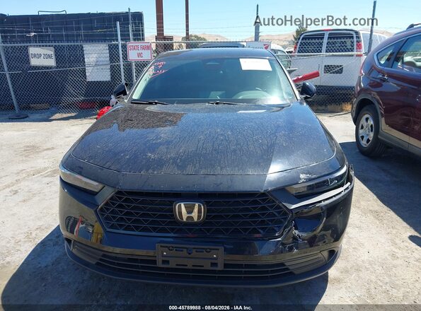 1HGCY1F21RA076730 2024 HONDA ACCORD Черный Вид задней части салона
