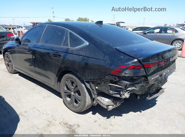 1HGCY1F21RA076730 2024 HONDA ACCORD Черный Задняя левая четверть