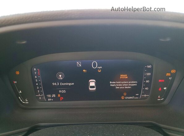1HGCY1F21SA008787 2025 HONDA ACCORD Gray Widok zestawu wskaźników