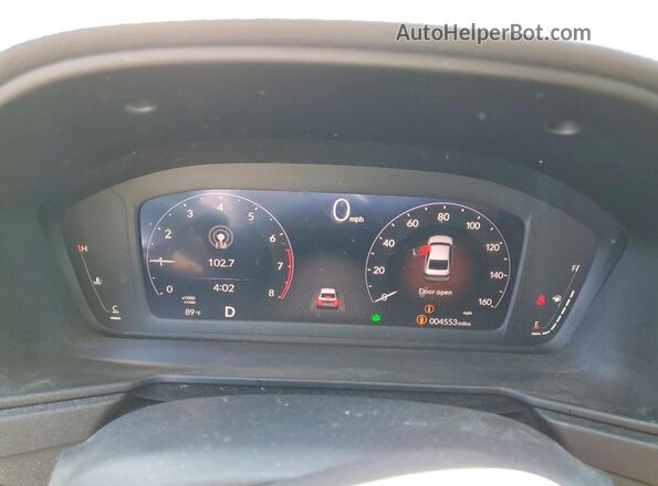 1HGCY1F21SA030708 2025 HONDA ACCORD Black Vista del cuadro de instrumentos