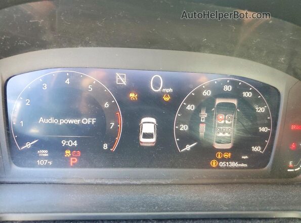1HGCY1F22PA033785 2023 HONDA ACCORD Black Vista del cuadro de instrumentos