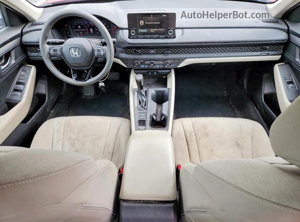 1HGCY1F22RA022093 2024 HONDA ACCORD Красный Вид панели приборов