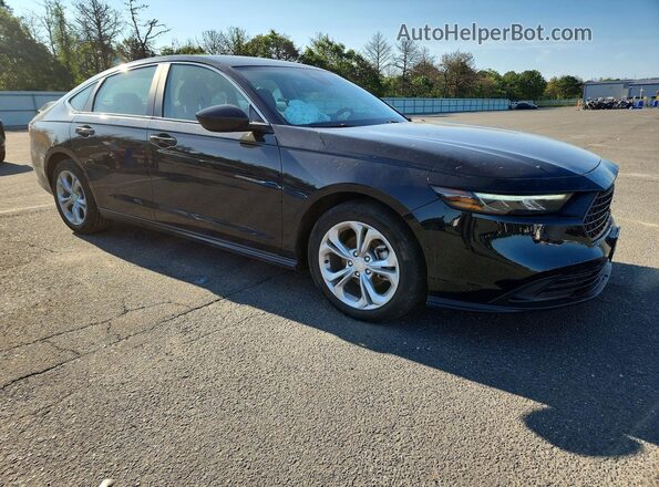1HGCY1F22RA054056 2024 HONDA ACCORD Черный Передняя правая четверть