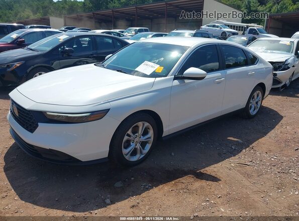 1HGCY1F22SA036274 2025 HONDA ACCORD White Առջևի ձախ երեք քառորդ տեսարան