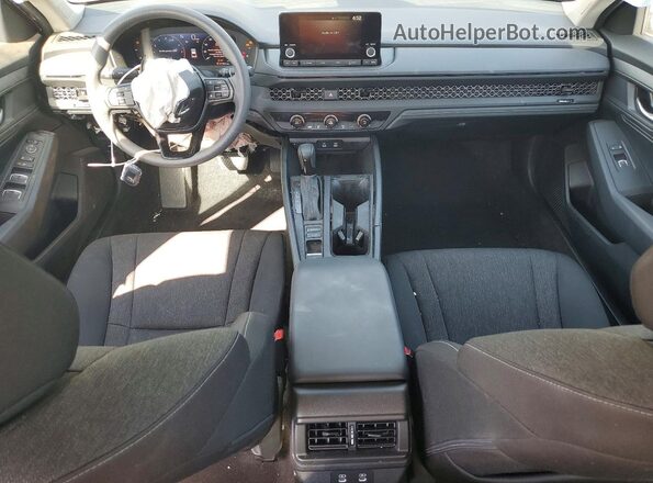 1HGCY1F22SA075446 2025 HONDA ACCORD Charcoal Widok deski rozdzielczej