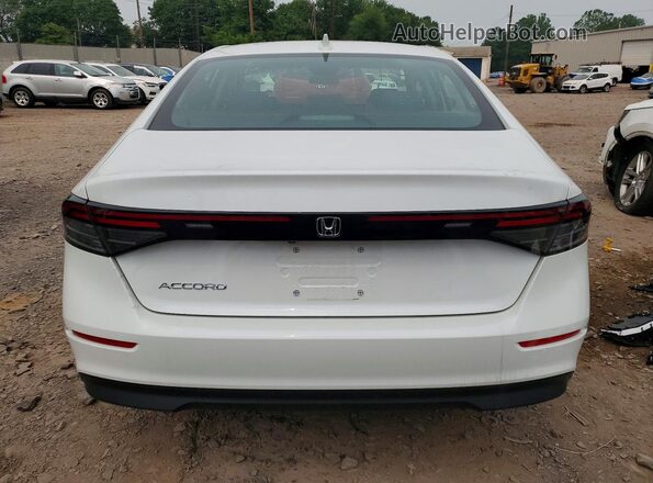 1HGCY1F22SA078122 2025 HONDA ACCORD White Widok z tyłu