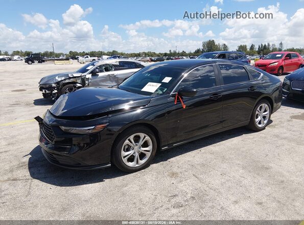 1HGCY1F22SA085622 2025 HONDA ACCORD Black Vista tres cuartos delantera izquierda