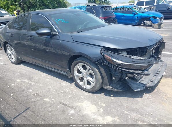1HGCY1F23PA015683 2023 HONDA ACCORD Gray Rear interior view