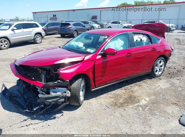 1HGCY1F24RA077290 2024 HONDA ACCORD Красный Передняя левая четверть