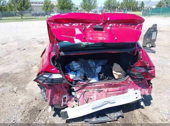 1HGCY1F24RA077290 2024 HONDA ACCORD Красный Вид спереди