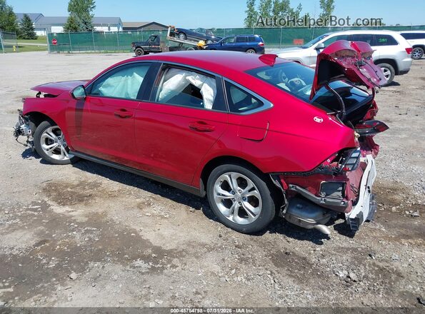 1HGCY1F24RA077290 2024 HONDA ACCORD Красный Задняя левая четверть