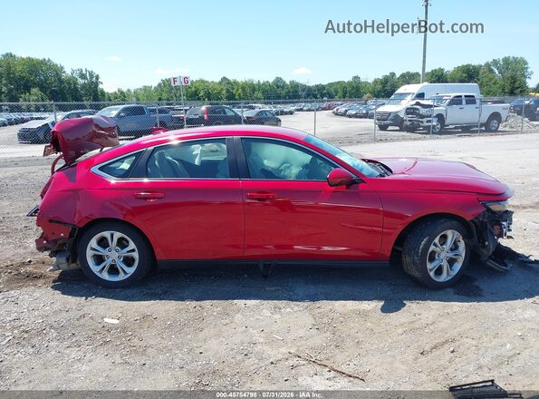 1HGCY1F24RA077290 2024 HONDA ACCORD Красный Вид задней части салона