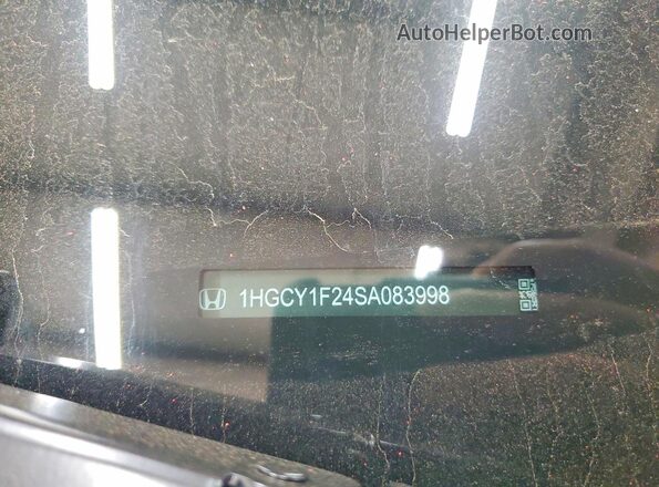 1HGCY1F24SA083998 2025 HONDA ACCORD Gray 