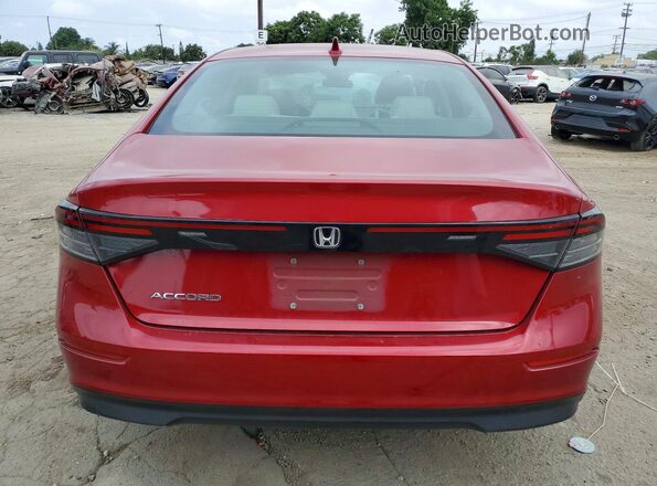 1HGCY1F25PA009528 2023 HONDA ACCORD Red Հետևի տեսք