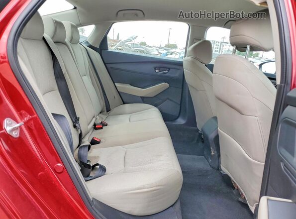 1HGCY1F25PA009528 2023 HONDA ACCORD Red Հետևի նստատեղերի տեսք