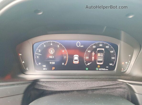 1HGCY1F25PA042531 2023 HONDA ACCORD White Вид щитка приладів