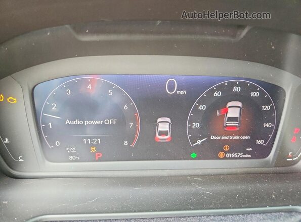 1HGCY1F25SA060522 2025 HONDA ACCORD Gray Սարքավորումների վահանակի տեսք