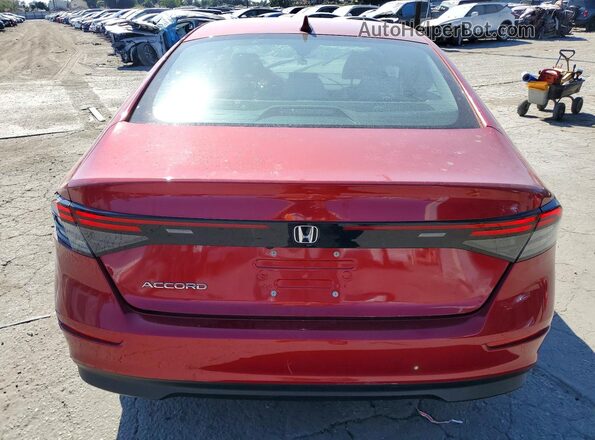 1HGCY1F26RA000873 2024 HONDA ACCORD Красный Вид сзади