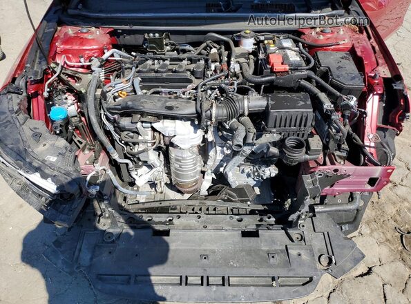 1HGCY1F26RA000873 2024 HONDA ACCORD Красный Вид задней части салона