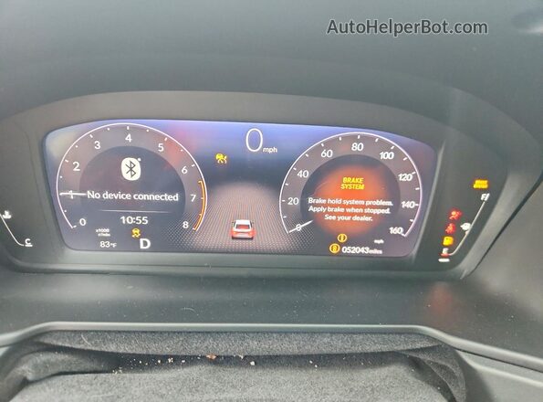 1HGCY1F26SA002936 2025 HONDA ACCORD Silver Widok zestawu wskaźników