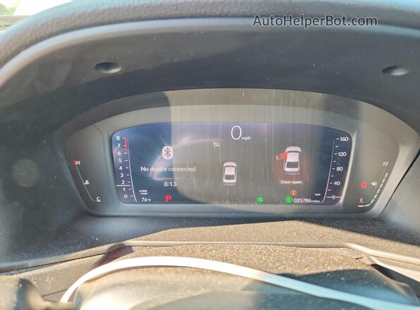 1HGCY1F26SA031711 2025 HONDA ACCORD Silver Widok zestawu wskaźników