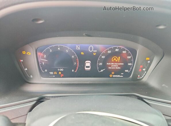1HGCY1F26SA067785 2025 HONDA ACCORD Черный Вид щитка приборов