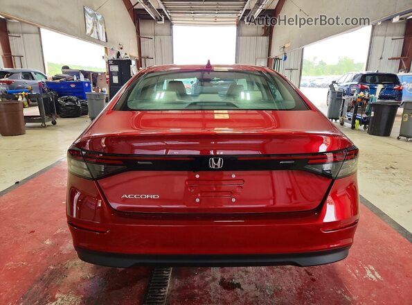 1HGCY1F26SA089852 2025 HONDA ACCORD Burgundy Հետևի տեսք