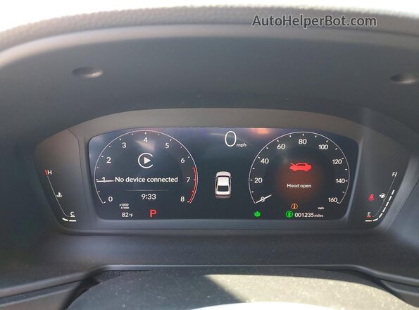 1HGCY1F26TA018085 2026 HONDA ACCORD Silver Սարքավորումների վահանակի տեսք