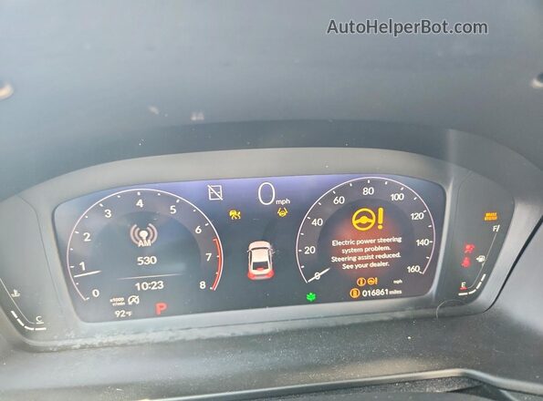 1HGCY1F28SA012917 2025 HONDA ACCORD Gray ხელსაწყოთა პანელის ხედი